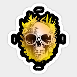 Skull design Sticker